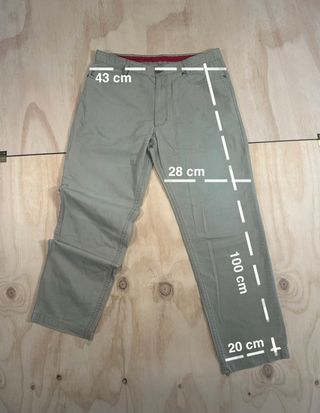 Pantalón Burberry Baggy L Verde Oliva