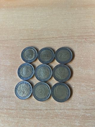 Monedas 2€ conmemorativas Italia