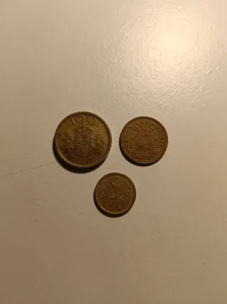 Lote 3 monedas antiguas