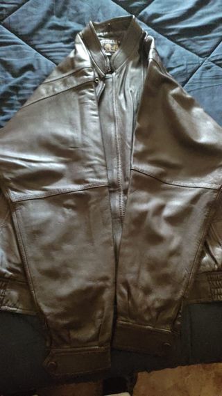 Chaqueta de Cuero Marrón