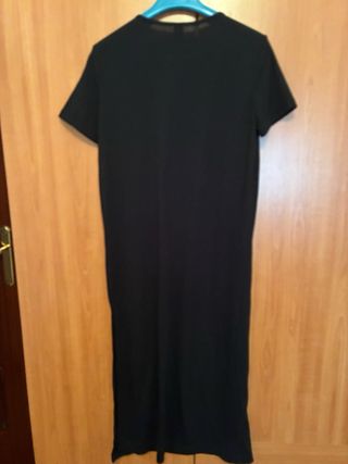 Vestido negro recto talla S 