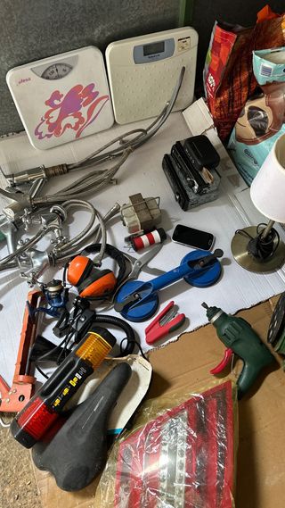 Aspiradora y herramientas