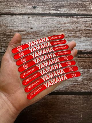 EMBLEMAS PEGATINA YAMAHA LLANTA DE MOTO JOG R1 R6 