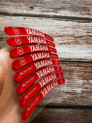 EMBLEMAS PEGATINA YAMAHA LLANTA DE MOTO JOG R1 R6 