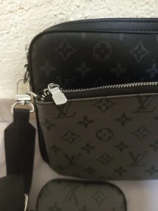 Bolso Louis Vuitton Negro y Gris