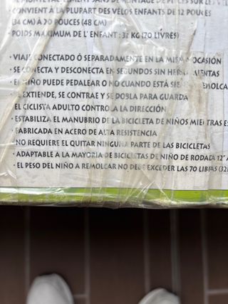 barra remolca bicis