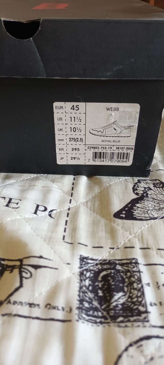 Scarpe Levi's con scatola originale