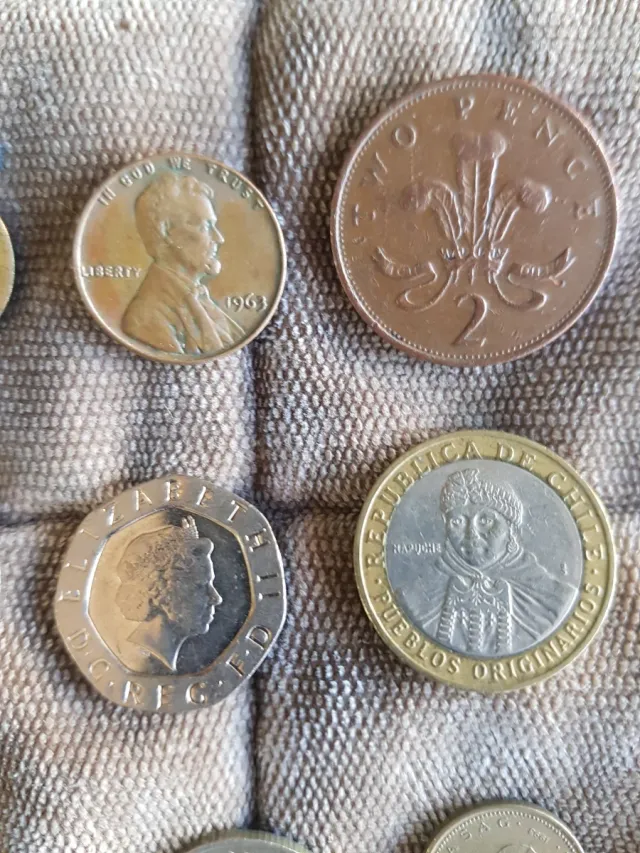 Lote monedas antiguas