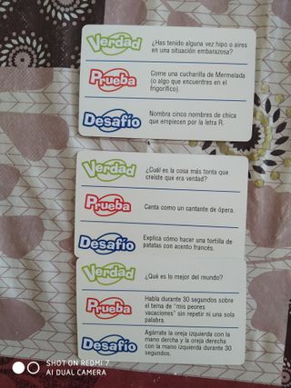 Juego de Mesa Prueba o Verdad Bizak