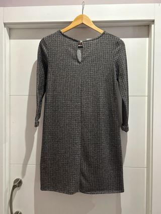 Vestido Sfera Gris y Negro