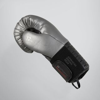 Guantes boxeo sparring Outshock 900 negro/plata