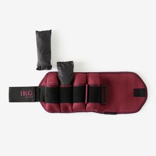 Pesas Tobilleras Lastres Modulables Fitness 1 kg Burdeos