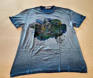 Camiseta nueva Desigual Azul Talla L