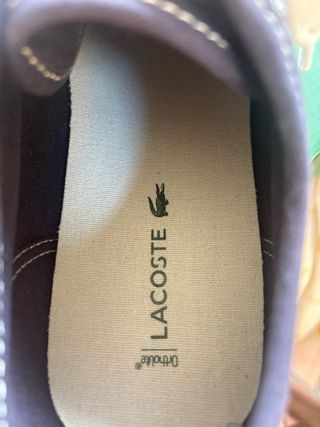 Zapatilla Lacoste Azul Tela Vaquera Nueva