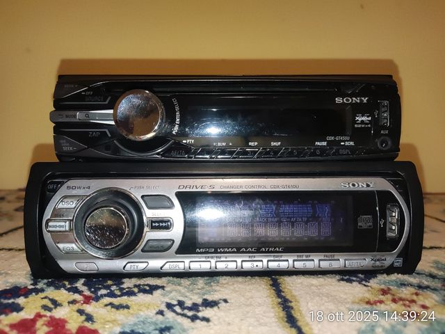 Autoradio Sony CDX-GT450U + GT610U Ricambi