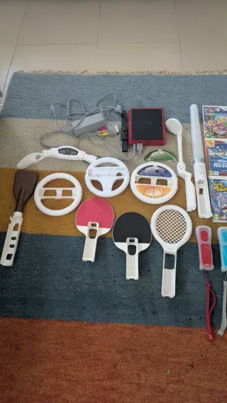 Lote Wii: Juegos, Mandos y Accesorios
