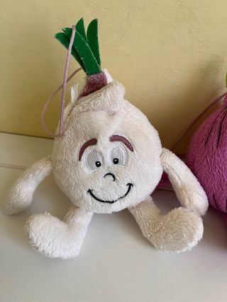 Peluche Cipolla, Porro, Mirtillo e Fungo