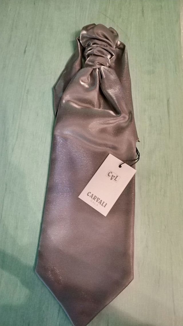 Corbata de Novio CARVALI Plata Talla Única
