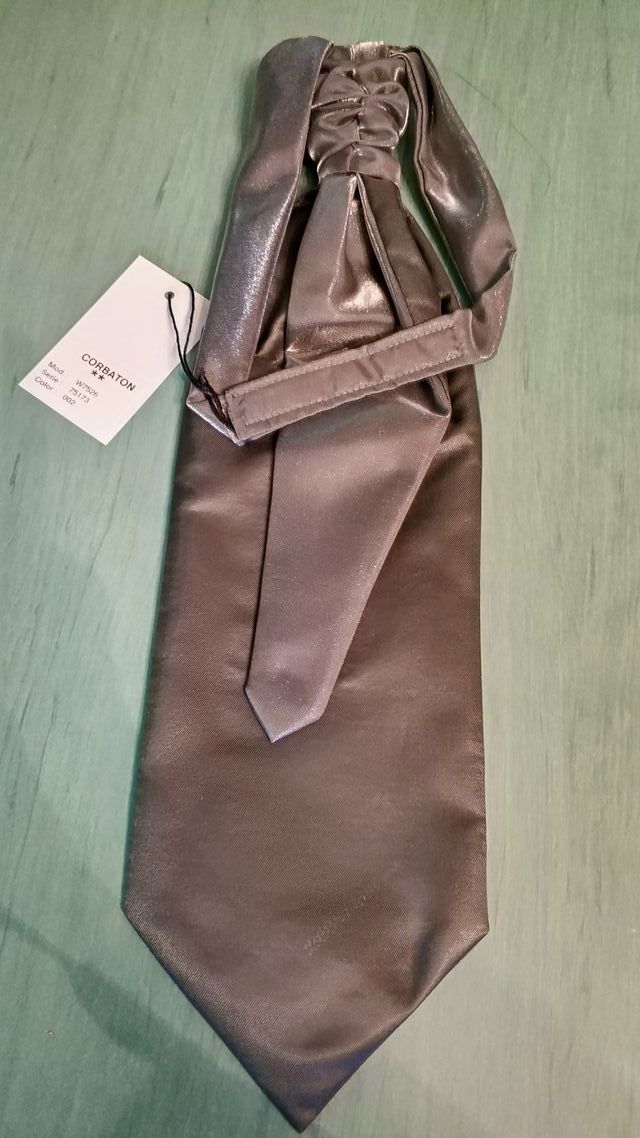 Corbata de Novio CARVALI Plata Talla Única
