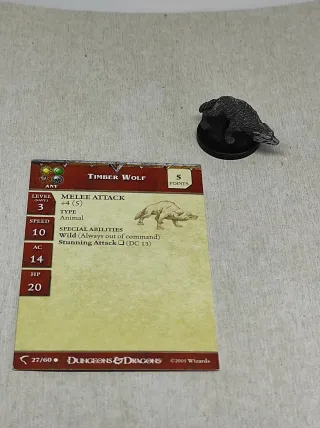 D&D Death Knell #27 - Timber Wolf