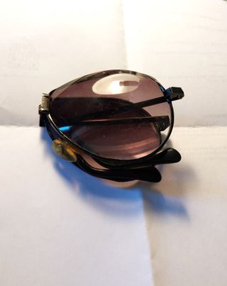 Occhiali da sole pieghevoli oro/viola