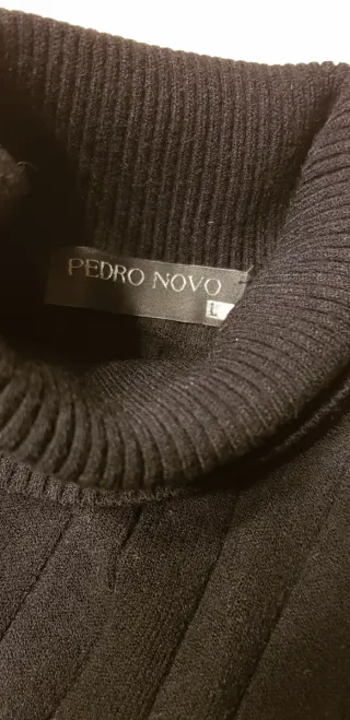 Jersey cuello alto Pedro Novo negro 