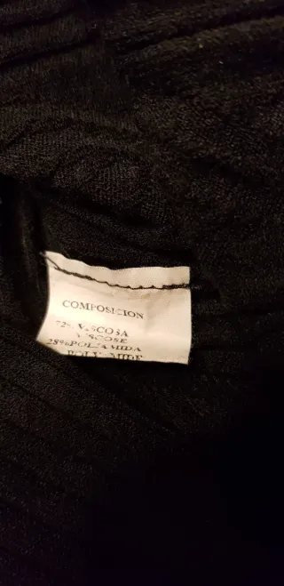 Jersey cuello alto Pedro Novo negro 