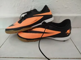 Zapatillas Nike Fútbol Sala Naranja/Negro