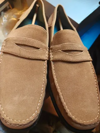 Sebago Mocasines Beige/Marrón Ante