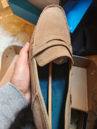 Sebago Mocasines Beige/Marrón Ante