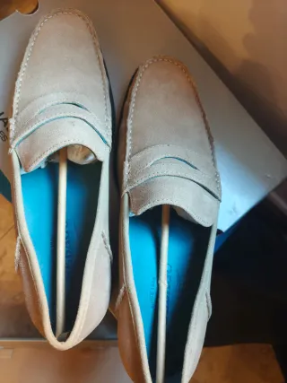 Sebago Mocasines Beige/Marrón Ante