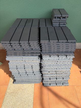 Suelo exterior IKEA RUNNEN gris oscuro