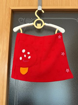 Falda Tuc Tuc roja 24M