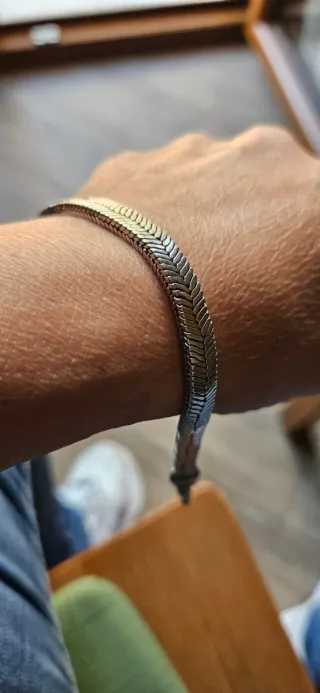 Bracciale snake in argento
