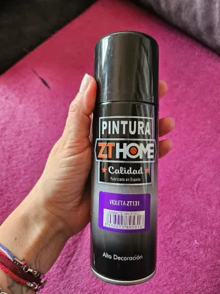 Pintura spray violeta ZTHome