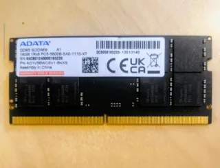 16GB ADATA 5600 DDR5 SODIMM RAM