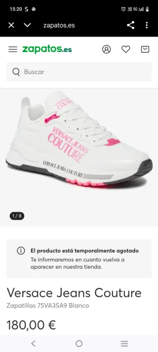 Zapatillas Versace Jeans Couture Blancas
