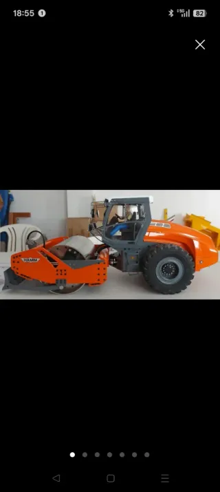 Máquina Apisonadora RC 1/14 Nueva a estrenar
