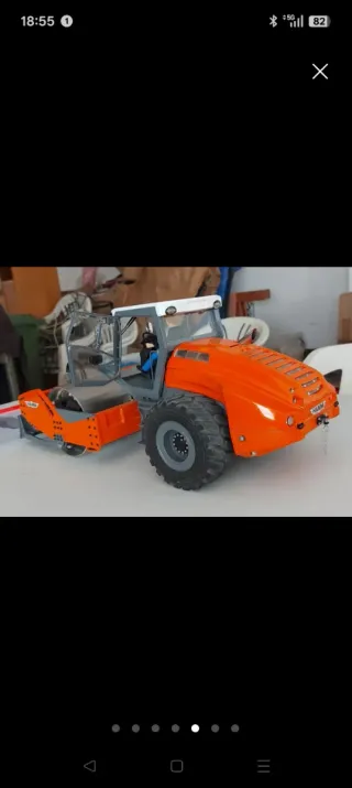 Máquina Apisonadora RC 1/14 Nueva a estrenar