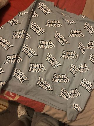 Sudadera Looney Tunes Primark Azul Talla M