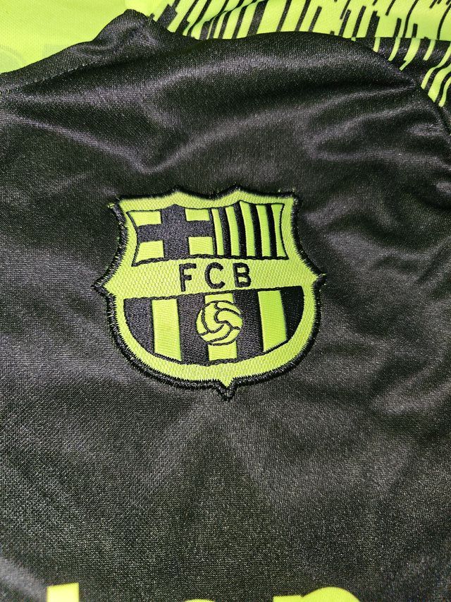 Camiseta FC Barcelona Messi Nike Negra/Amarilla
