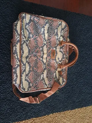 Maletín Misako estampado piel serpiente