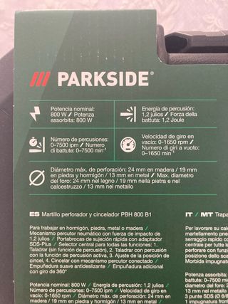 Taladro percutor Parkside PBH 800 B1