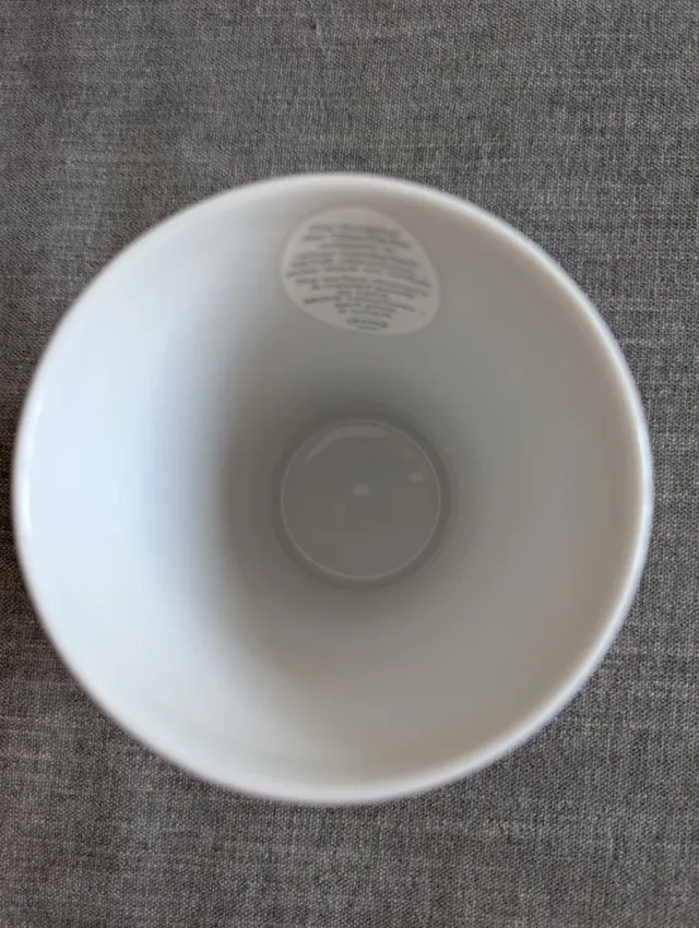 Vasetto in ceramica bianco