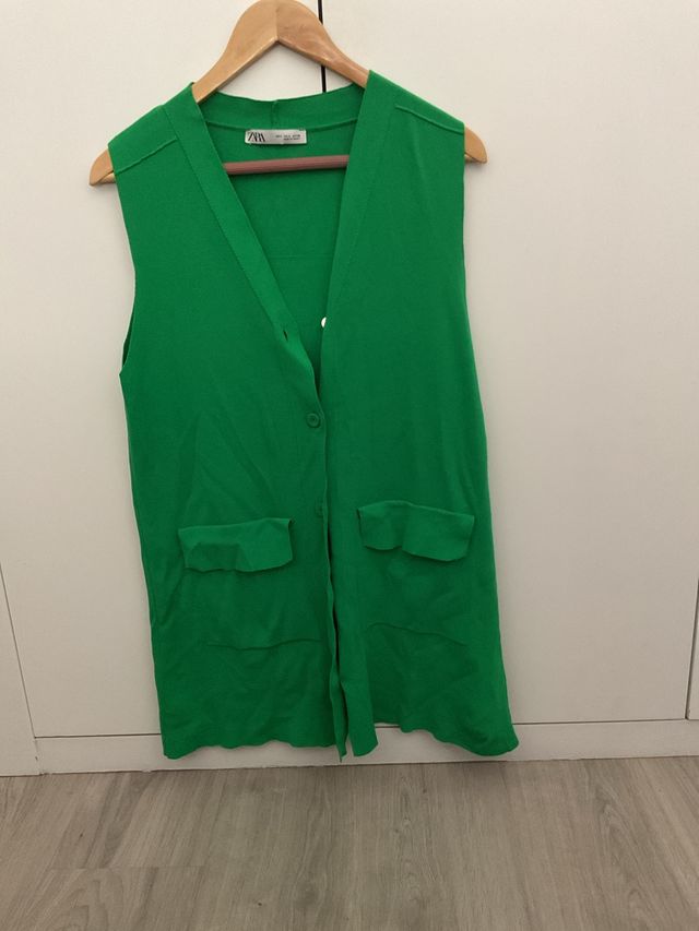vestido Zara Verde