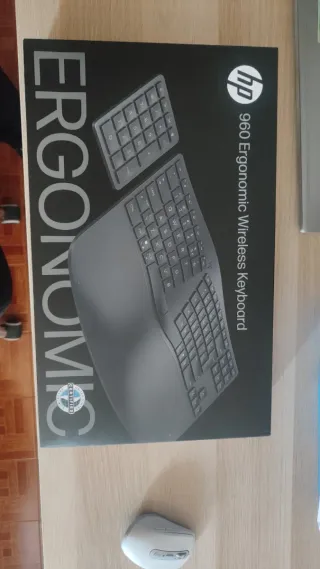 Teclado Ergonómico HP 960 Negro