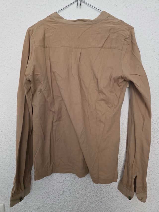 Camiseta Massimo Dutti Beige Talla S