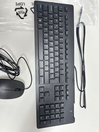 Teclado y Ratón HP Cable Negro Nuevo