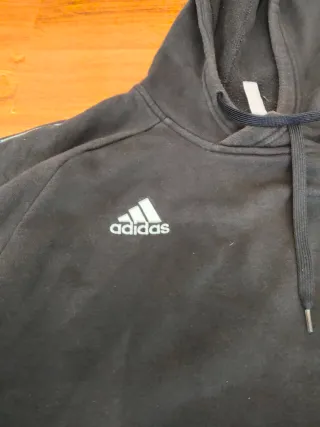 Sudadera Adidas Negra con Capucha