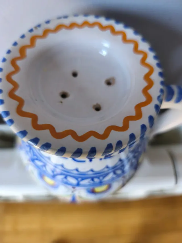 Jarras cerámica pintadas a mano